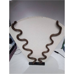 LAMPE A POSER BOIS TISSU 