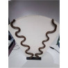 LAMPE A POSER BOIS TISSU 
