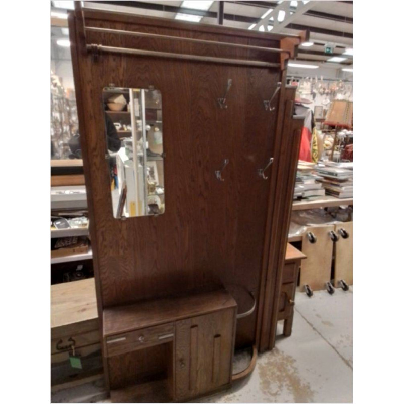 VESTIAIRE ART DECO 1 TIROIR 1 PORTE 