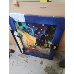CADRE MODERNE DECOR BLEU