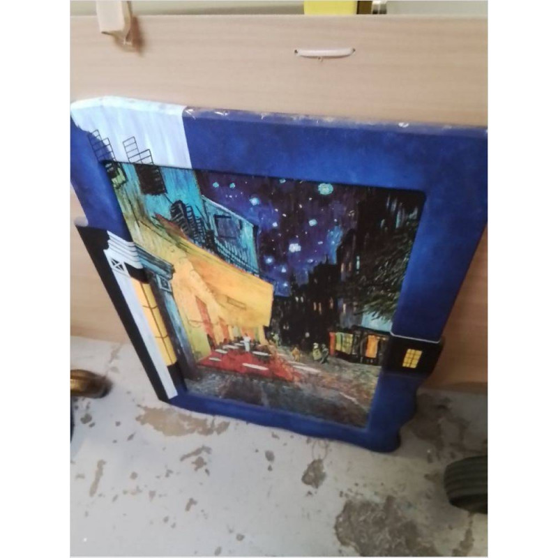 CADRE MODERNE DECOR BLEU