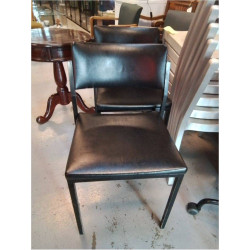 CHAISE VINTAGE SKAI NOIR