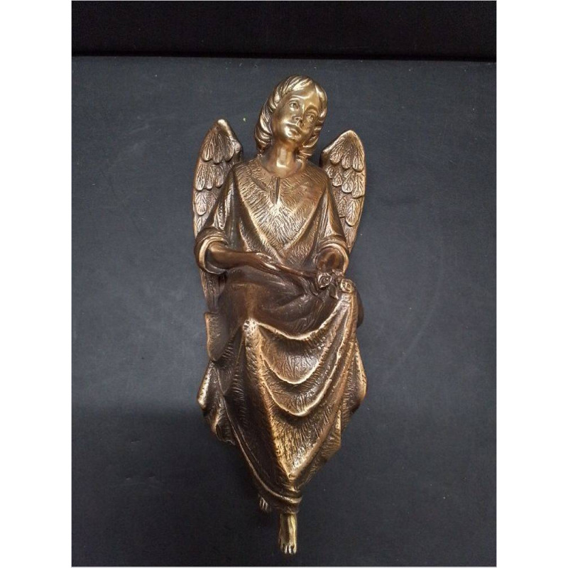 DÉCORATION RELIGIEUSE BRONZE DORÉ 