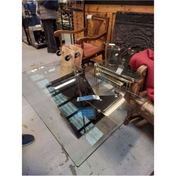 TABLE DESIGN EN VERRE 