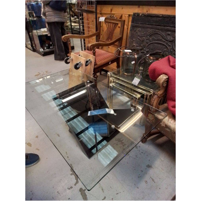 TABLE DESIGN EN VERRE 