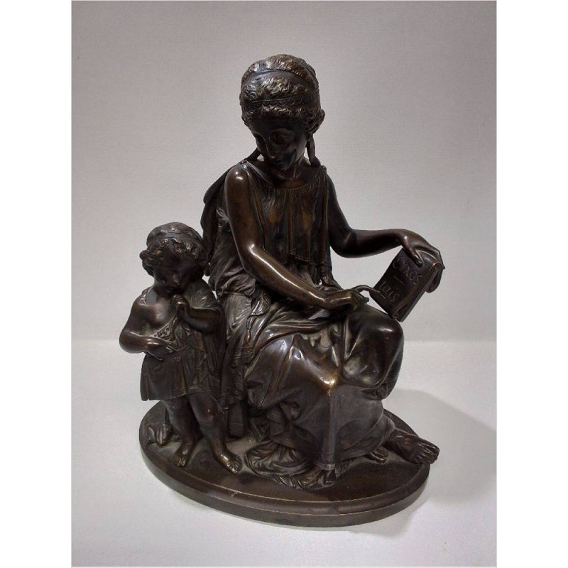 DÉCORATION BRONZE SIGNÉE MAX BOURGEOIS 