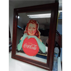 MIROIR COCA COLA PIN-UP 