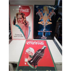 PLAQUE PUBLICITAIRE COCA COLA 