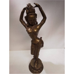 DÉCORATION DÉESSE BRONZE 