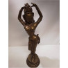 DÉCORATION DÉESSE BRONZE 
