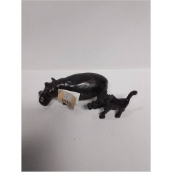 LOT D’ANIMAUX BOIS AFRICAIN 