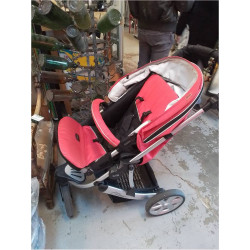 POUSSETTE TRIO BRITAX ROUGE 