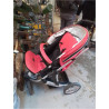 POUSSETTE TRIO BRITAX ROUGE 