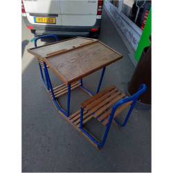 BUREAU DOUBLE EN BOIS 