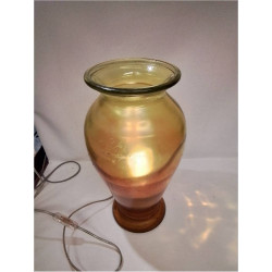 LAMPE A POSER VERRE JAUNE