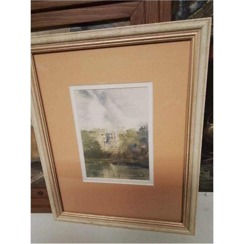AQUARELLE PETIT MODÈLE SIGNÉE 