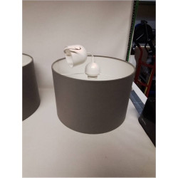 SUSPENSION TISSU GRIS PETIT...