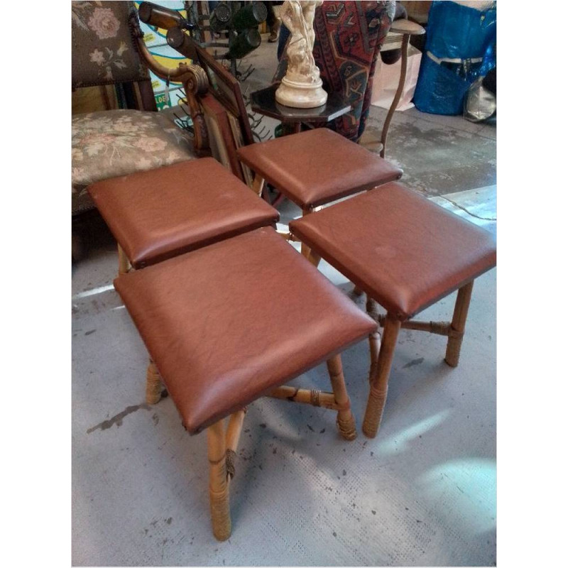 TABOURET BAMBOU 