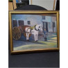 PEINTURE SIGNÉE MOLITOR (ARTISTE LUXEMBOURGEOIS) 