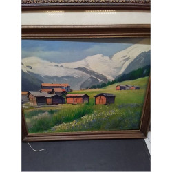 PEINTURE SIGNÉE MOLITOR (ARTISTE LUXEMBOURGEOIS) 