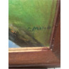 HUILE SUR PANNEAU SIGNÉE 