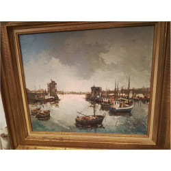 HUILE SUR TOILE LA ROCHELLE...