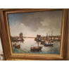 HUILE SUR TOILE LA ROCHELLE CLAUDE MOURIER