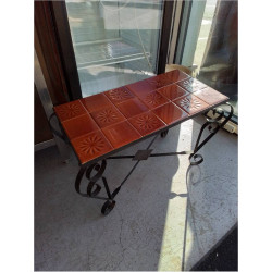 TABLE BASSE FER FORGÉ...