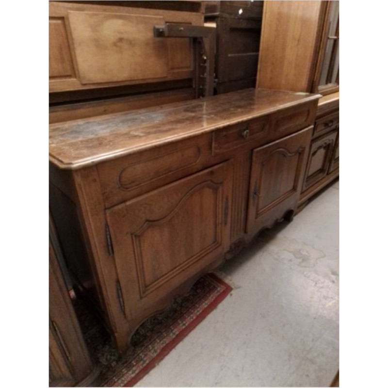 BUFFET BAS COFFRE ANCIEN 2 PORTES 