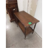 DESSERTE A ROULETTES BOIS ANCIENNE