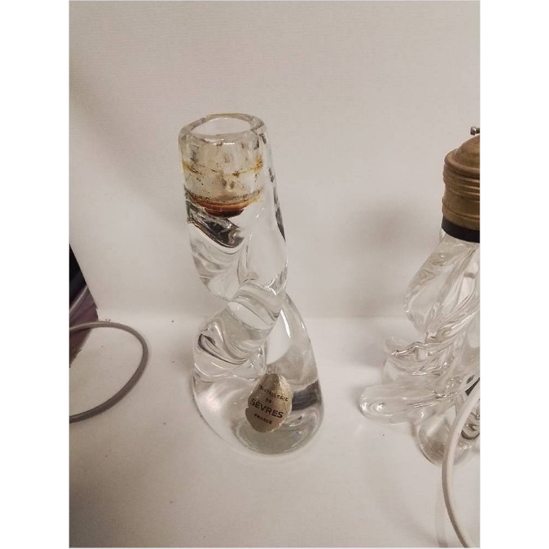 PIED DE LAMPE SEVRES EN L’ETAT 
