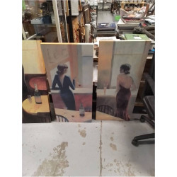 LOT DE 2 CADRE LE CAFE DE...