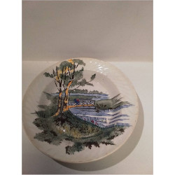 PLAT PORCELAINE BELGE DECO...