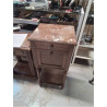 CHEVET 1 PORTE 1 TIROIR ANCIEN DESSUS MARBRE 