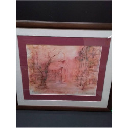 AQUARELLE SIGNÉE 