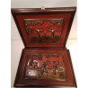 PLAQUE DECO BOIS CHINOISE