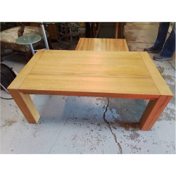 TABLE BASSE HETRE MASSIF 
