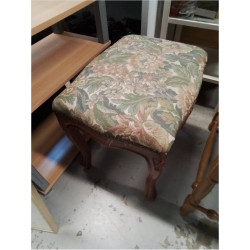 TABOURET BOIS TISSU