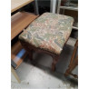 TABOURET BOIS TISSU