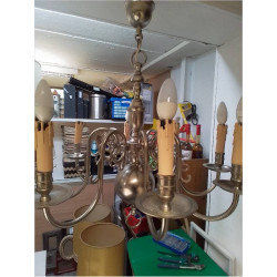 LUSTRE STYLE ÉTAIN 8 FEUXB
