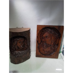 DÉCORATION BOIS SCULPTÉ JESUS 