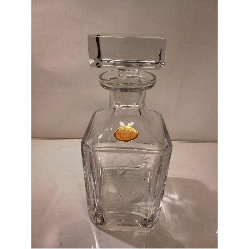 CARAFE CRISTAL CISELÉ 