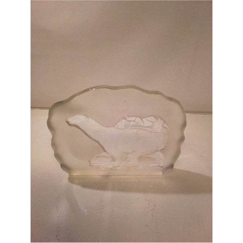 DÉCORATION CRISTAL OURS BACCARAT 