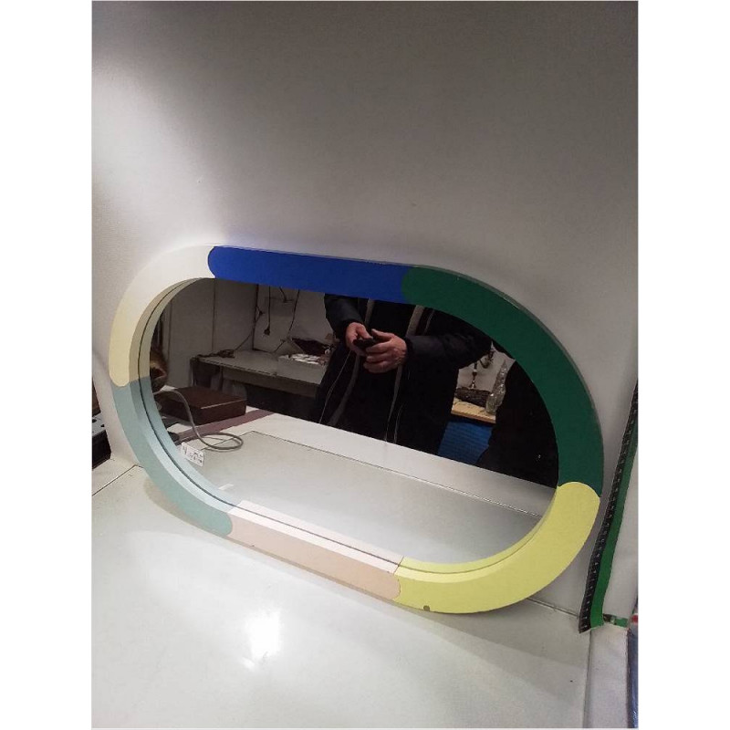 MIROIR OVALE MULTICOLORE 