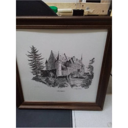 LITHOGRAPHIE CHÂTEAU...