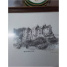 LITHOGRAPHIE CHÂTEAU LUXEMBOURGEOIS 