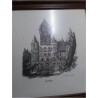 LITHOGRAPHIE CHÂTEAU LUXEMBOURGEOIS 