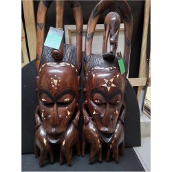 MASQUE AFRICAIN GRAND MODÈLE 