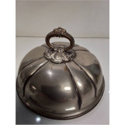 CLOCHE METAL ARGENTÉ 