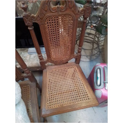 LOT 4 CHAISES CANNAGE 